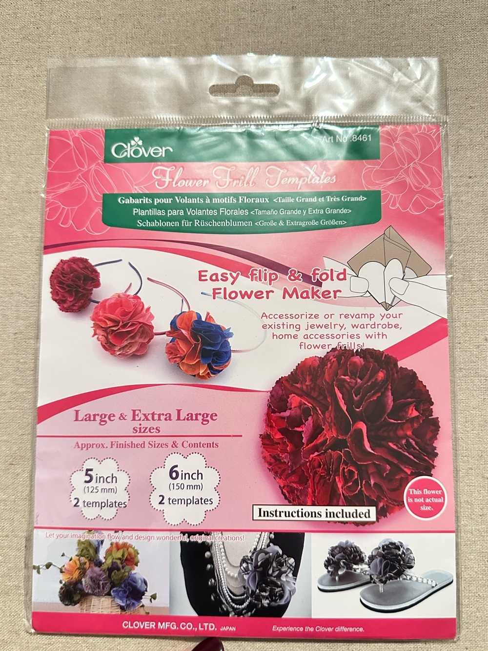 Clover | Craft Tool | Clover Frill Template